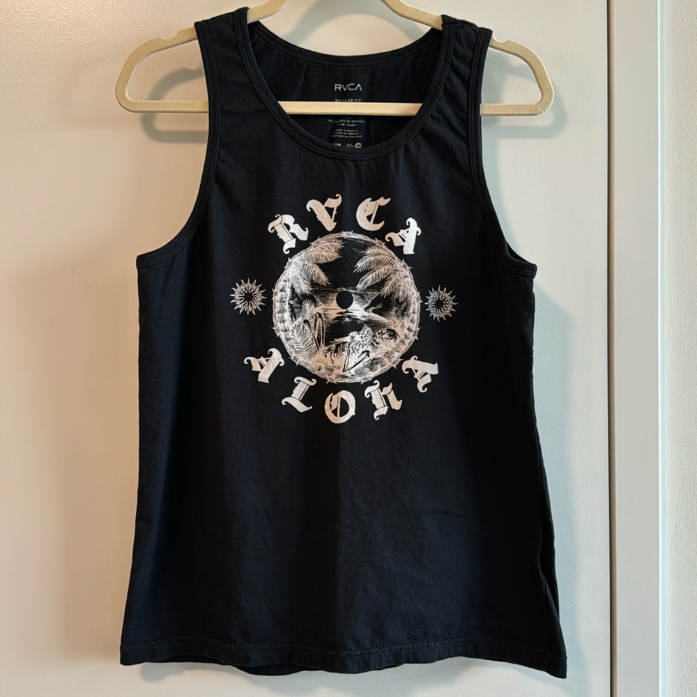 RVCA black Tank Top Size Small